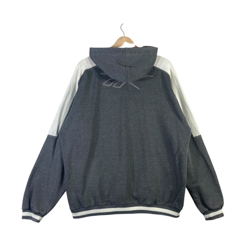 Vintage Reebok Color Block Full Zip Hoodie