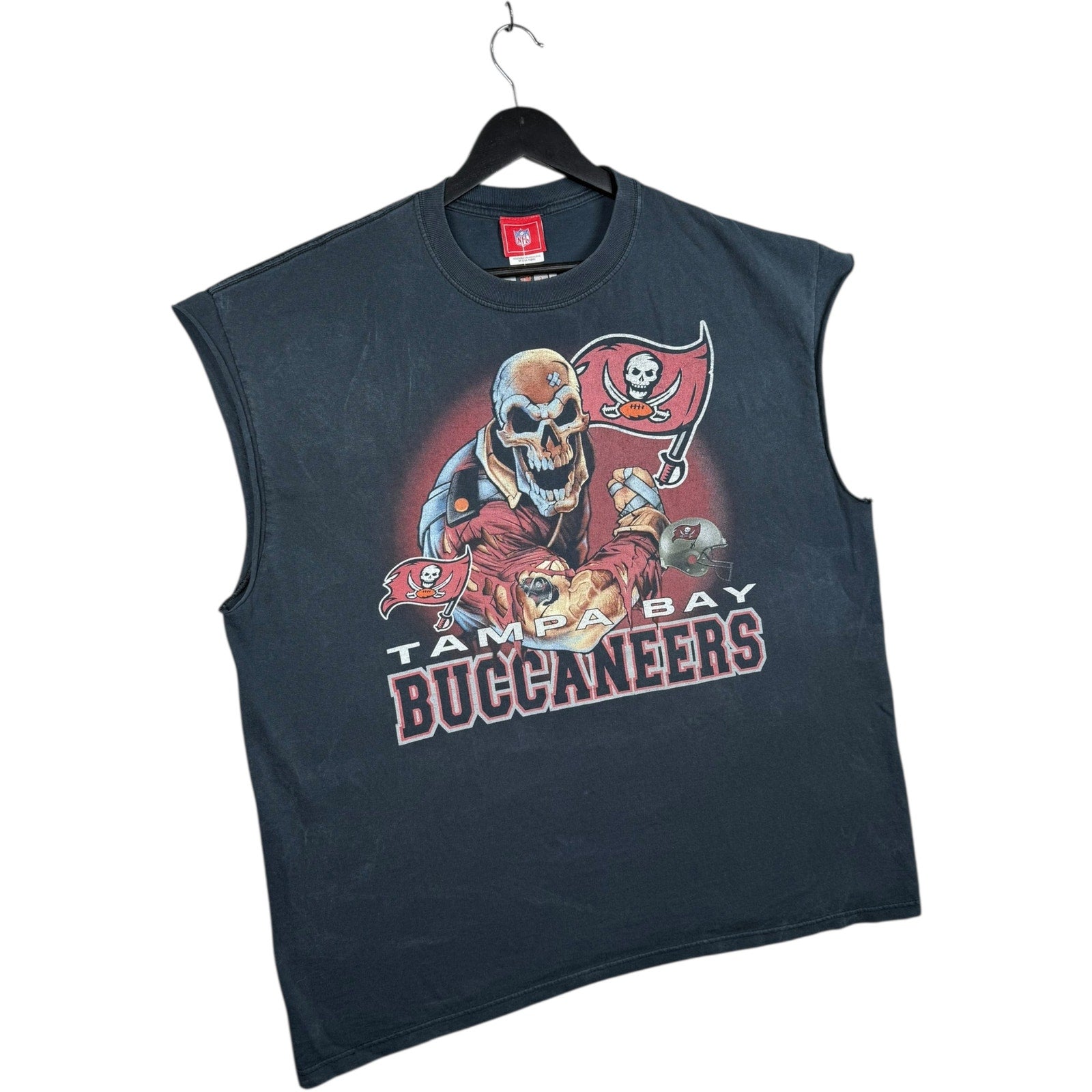 Vintage Buccaneers NFL Pirate Graphic Tank Top