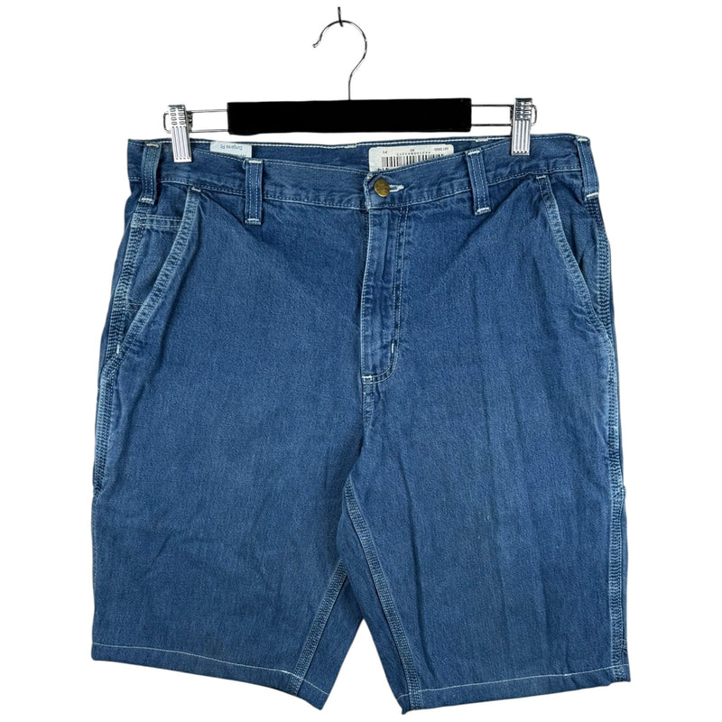 Vintage Carhartt Cargo Denim Shorts 33