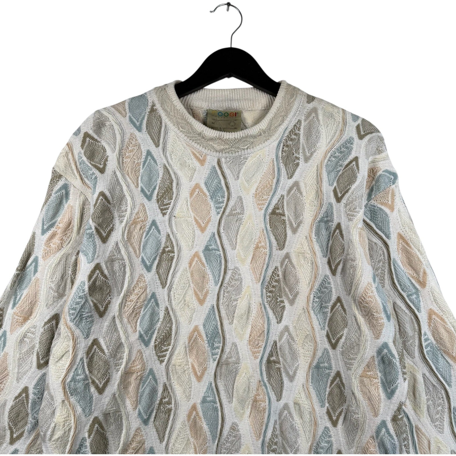 Vintage Coogi 3D Knit Textured Sweater