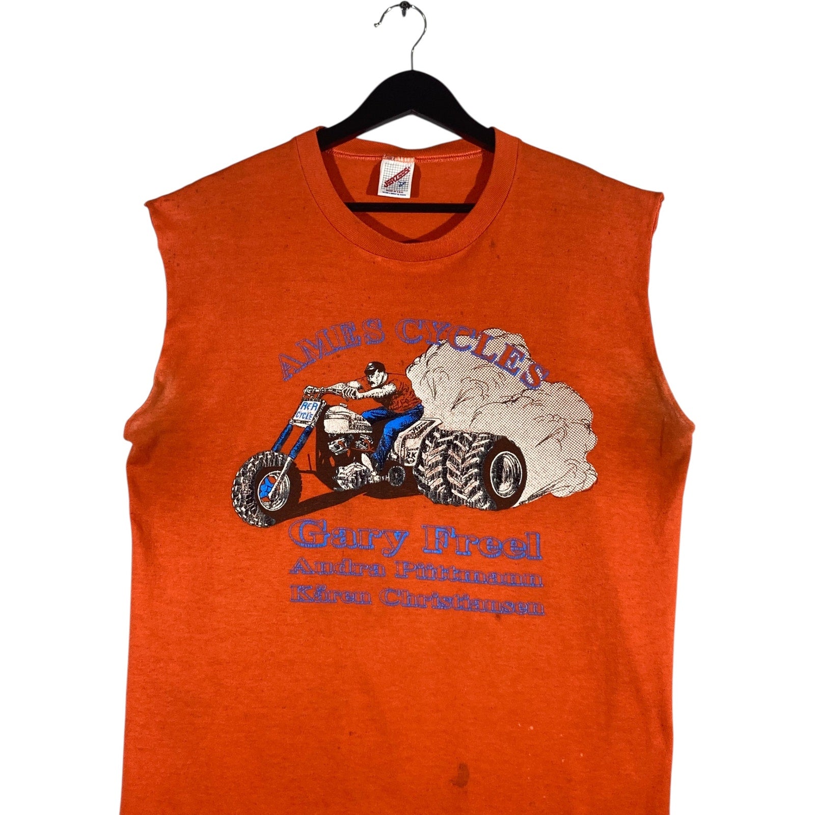 Vintage Jerzees Ames Cycles Tank Top