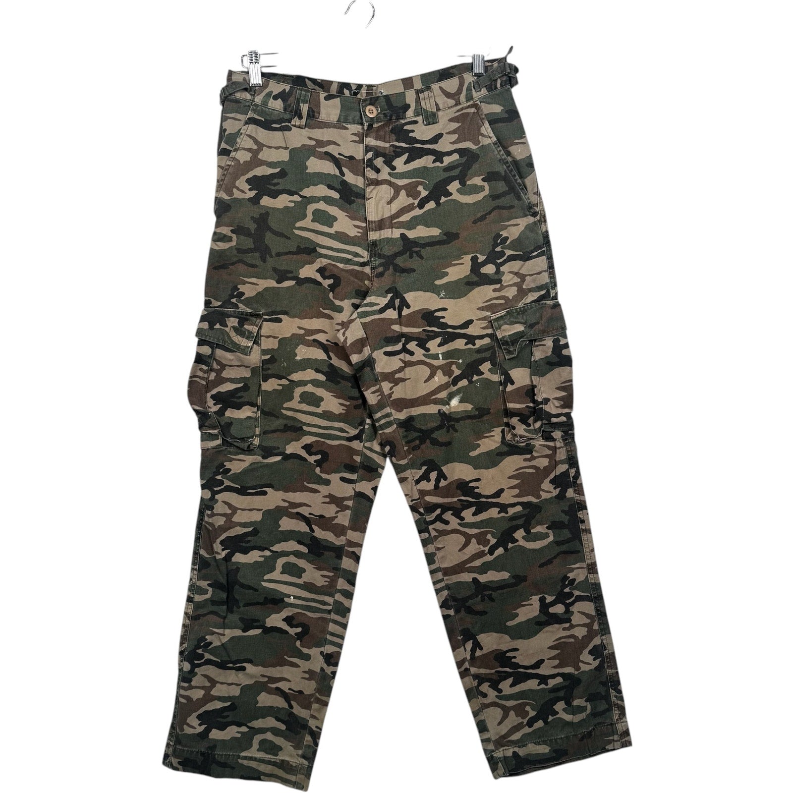 Vintage Military Camo Cargo Pants Men's 32x30.5