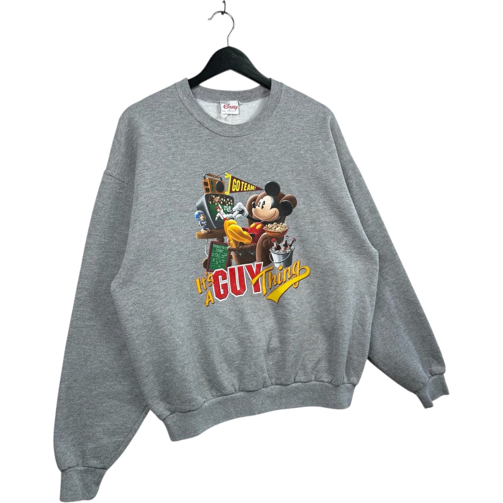 Vintage Disney "It's A Guy Thing" Mickey Mouse Crewneck