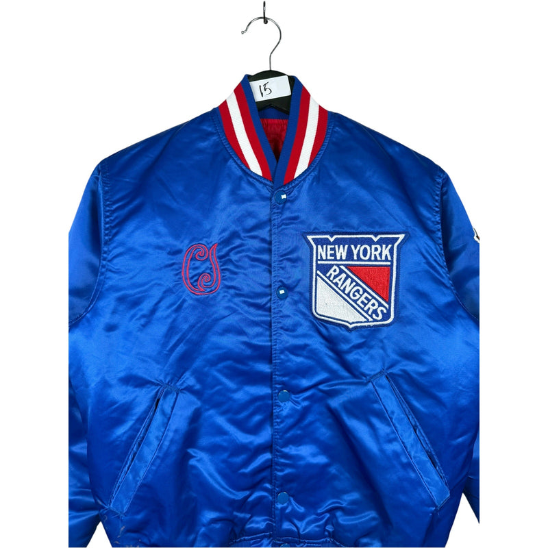 Vintage Starter New York Rangers NHL Satin Bomber Jacket