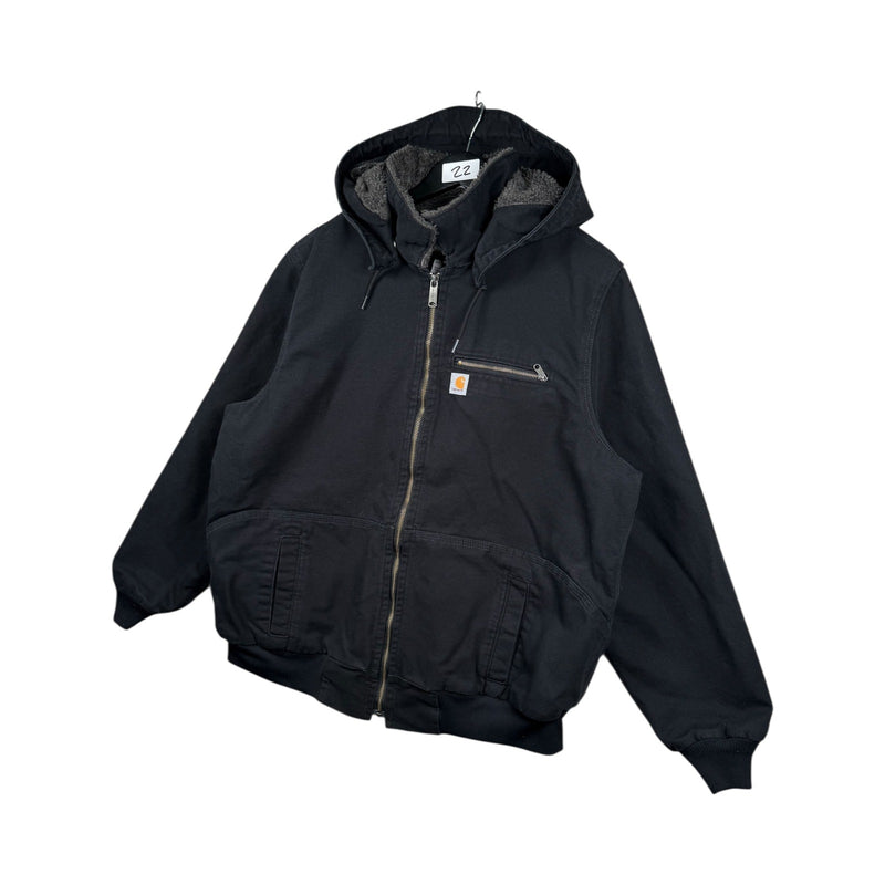 Vintage Carhartt Sherpa-Lined Full Zip Hoodie