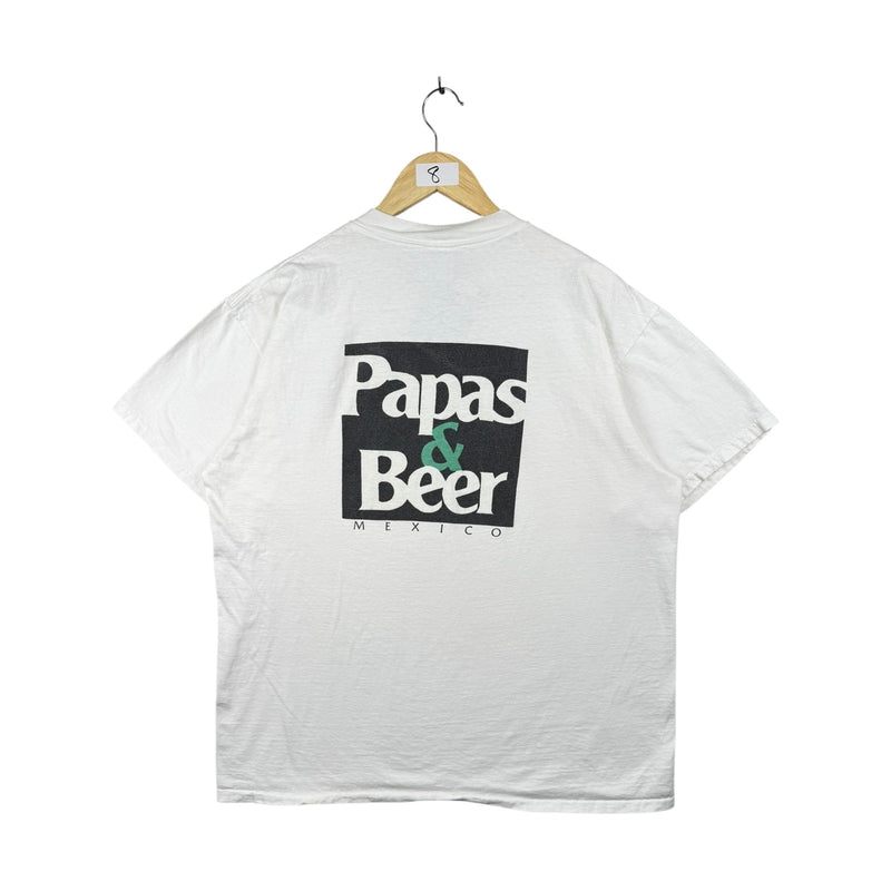 Vintage Oneita Papas & Beer Mexico T-Shirt