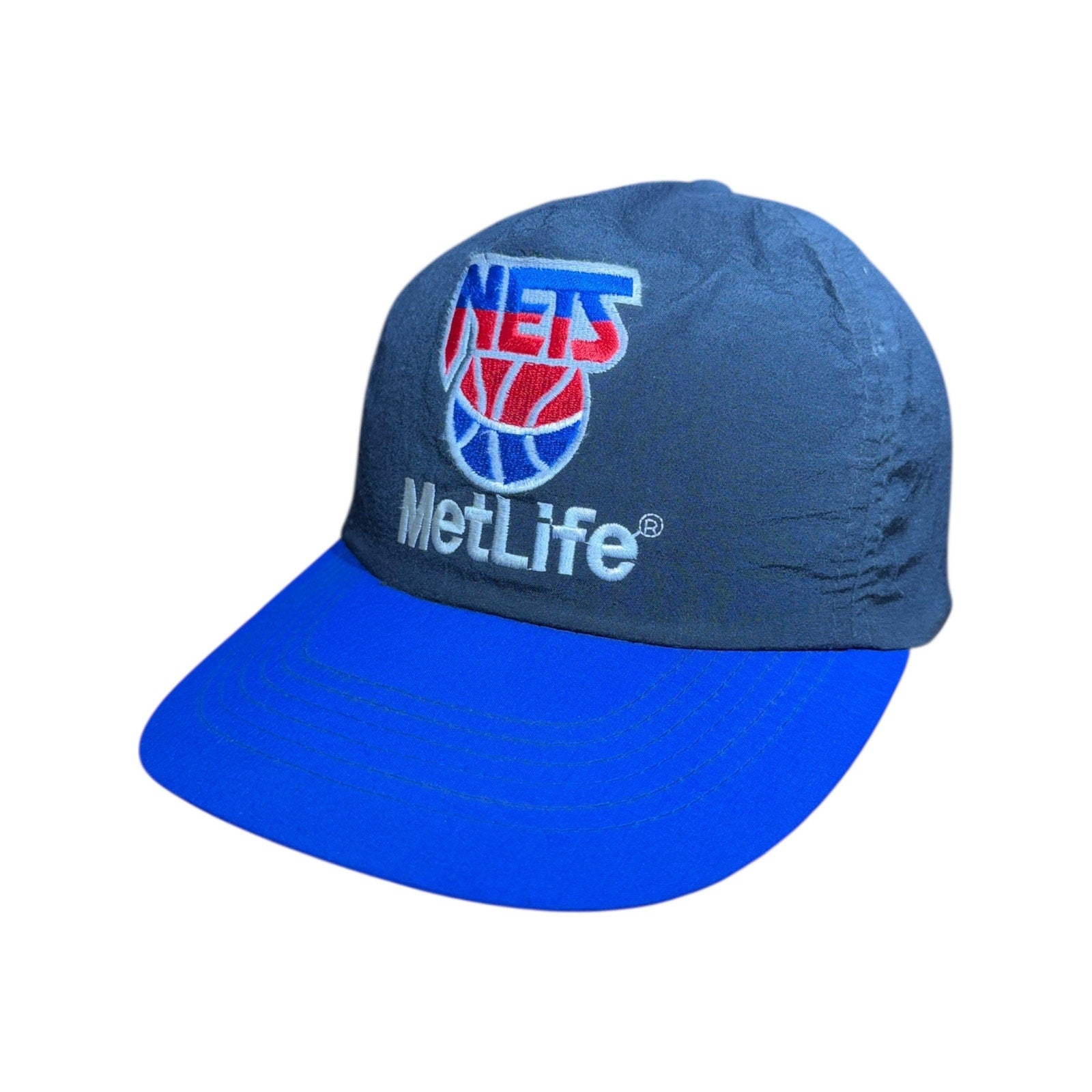Vintage New Jersey Nets MetLife NBA Snapback Hat