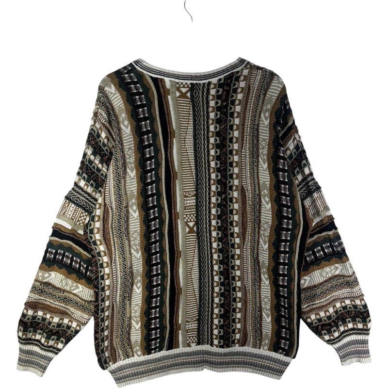 Vintage Coogi 3D Knit Wool Sweater