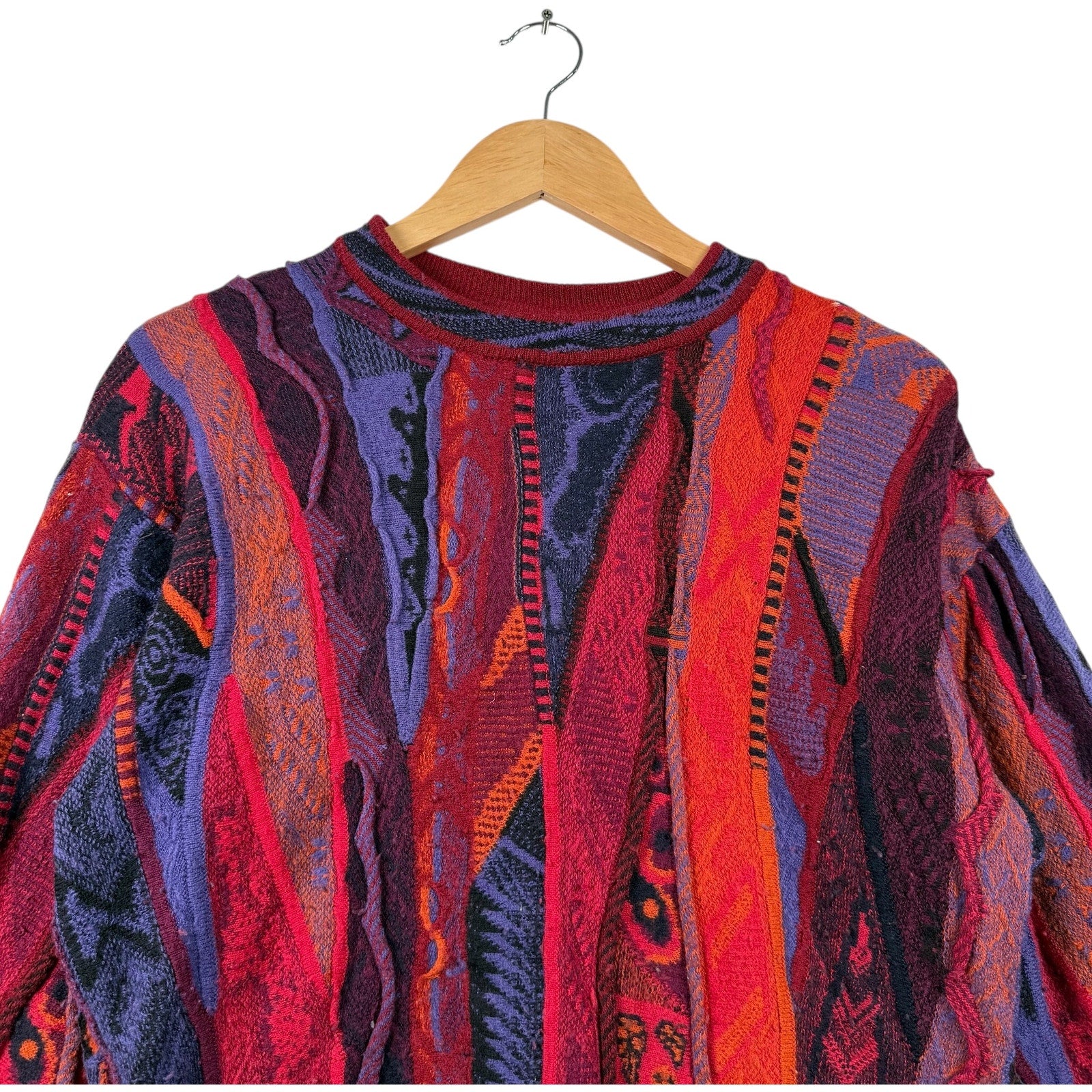 Vintage Coogi 3D Knit Textured Sweater