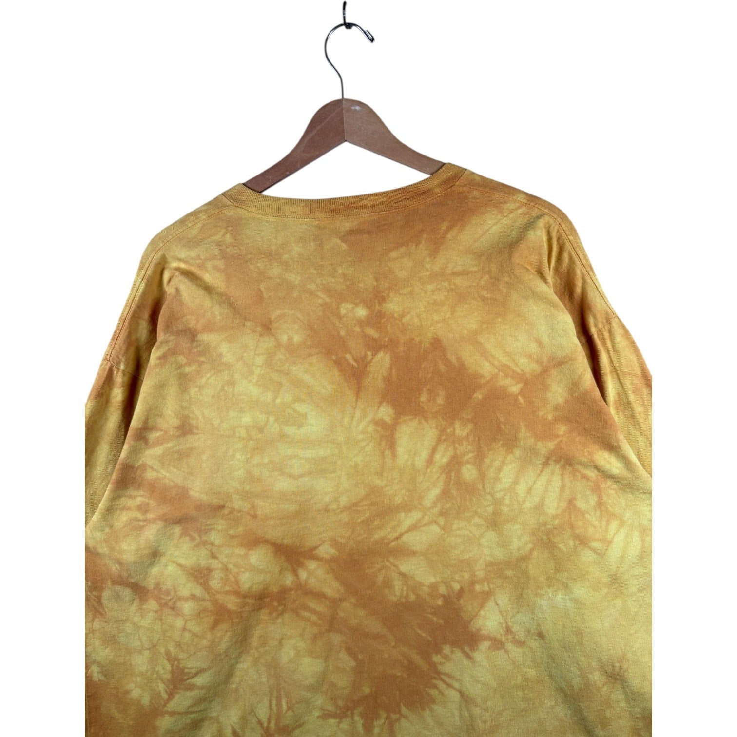 Vintage Tie Dye Leopard Print Long Sleeve