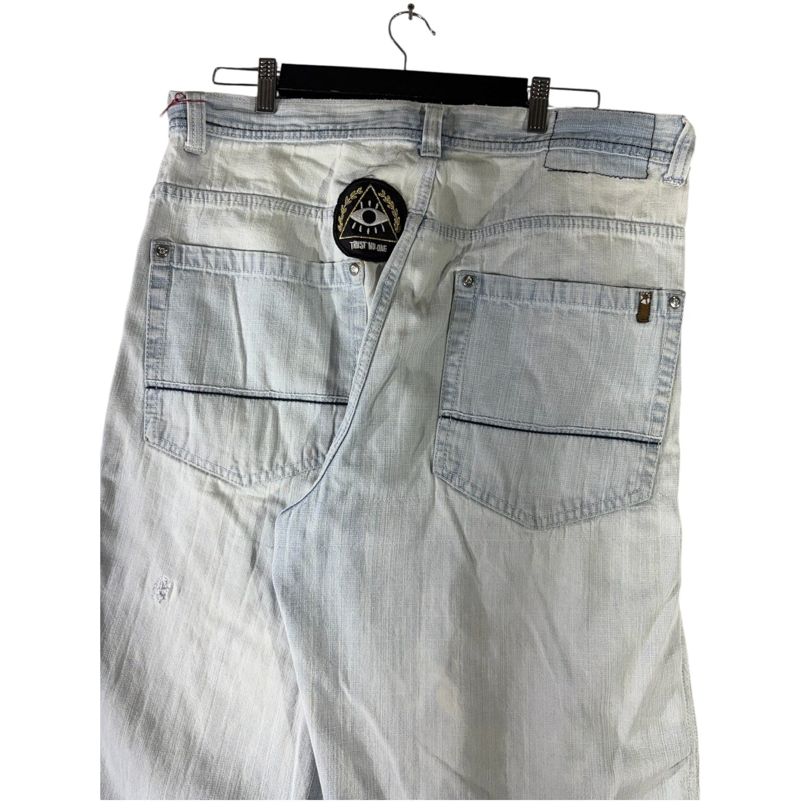 Vintage Southpole Cross Patch Denim Shorts 38