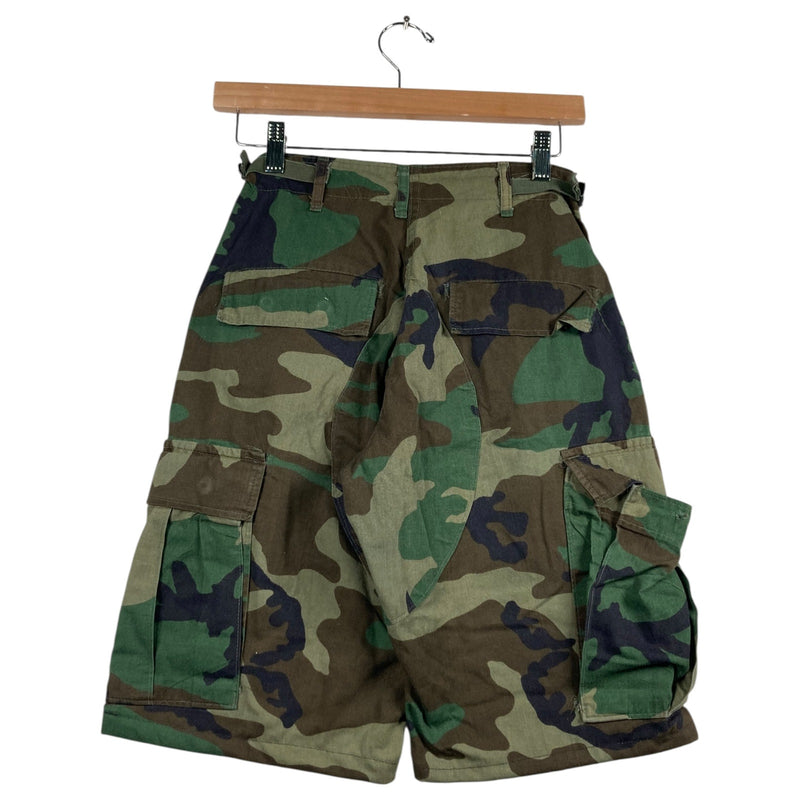 Vintage Military Camo Cargo Shorts XS