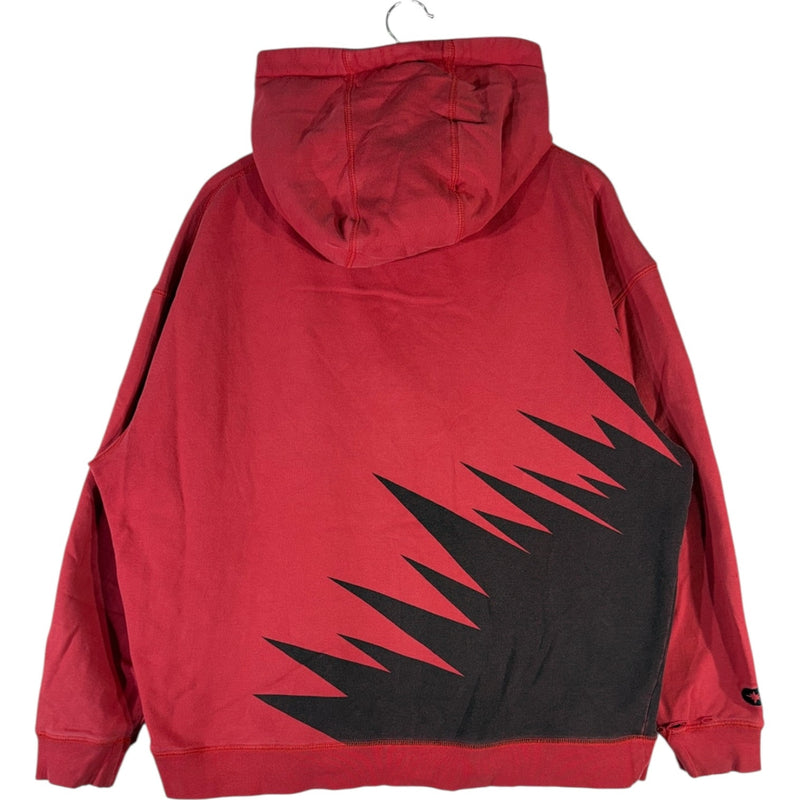 Vintage Polaris RZR Red Graphic Zip Hoodie