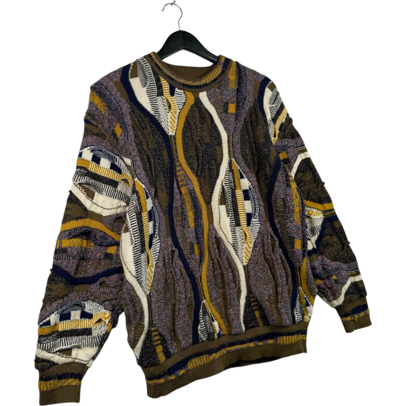 Vintage Coogi 3D Knit Textured Sweater