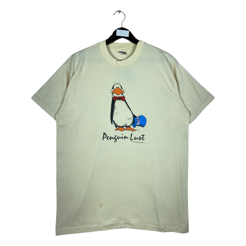 Vintage Penguin Last Graphic Print T-Shirt