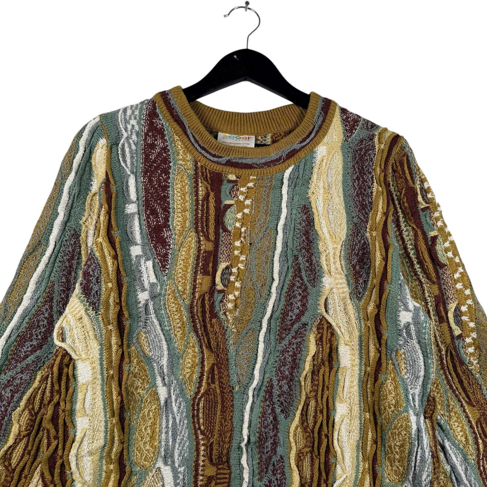 Vintage Coogi 3D Knit Textured Sweater