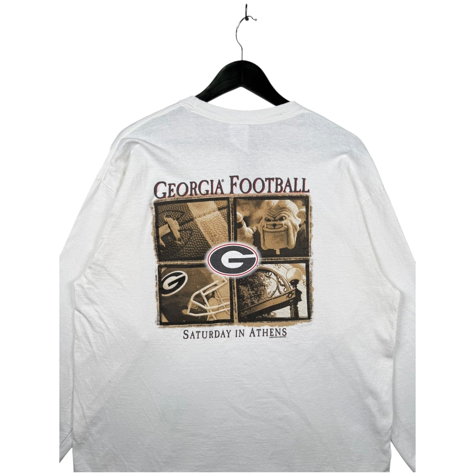 Vintage Georgia Bulldogs Football Saturday In Athens Long Sleeve