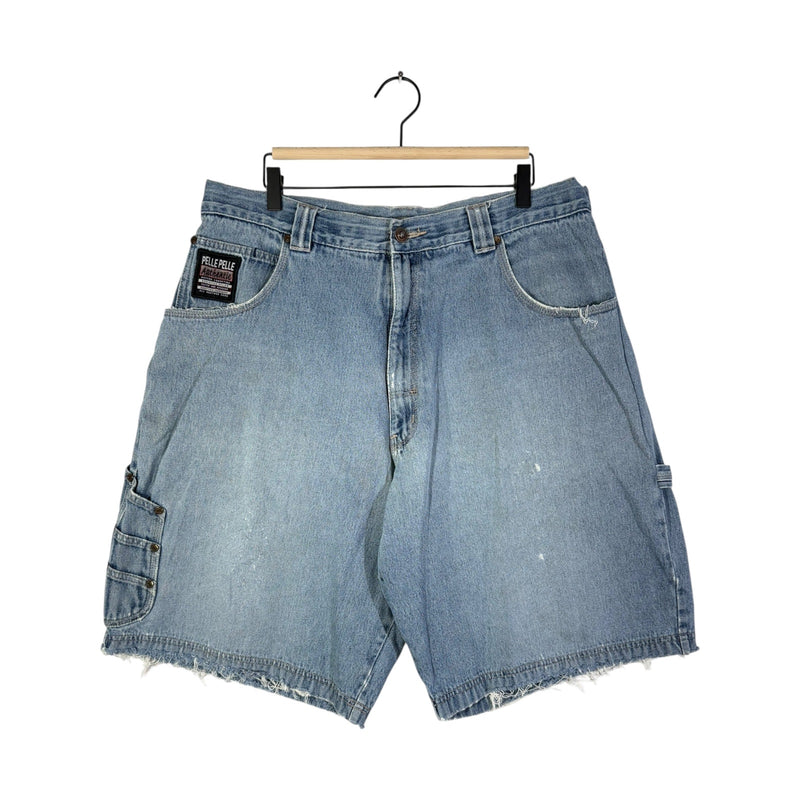 Vintage Pelle Pelle Straight Leg Carpenter Jean Denim Shorts 42