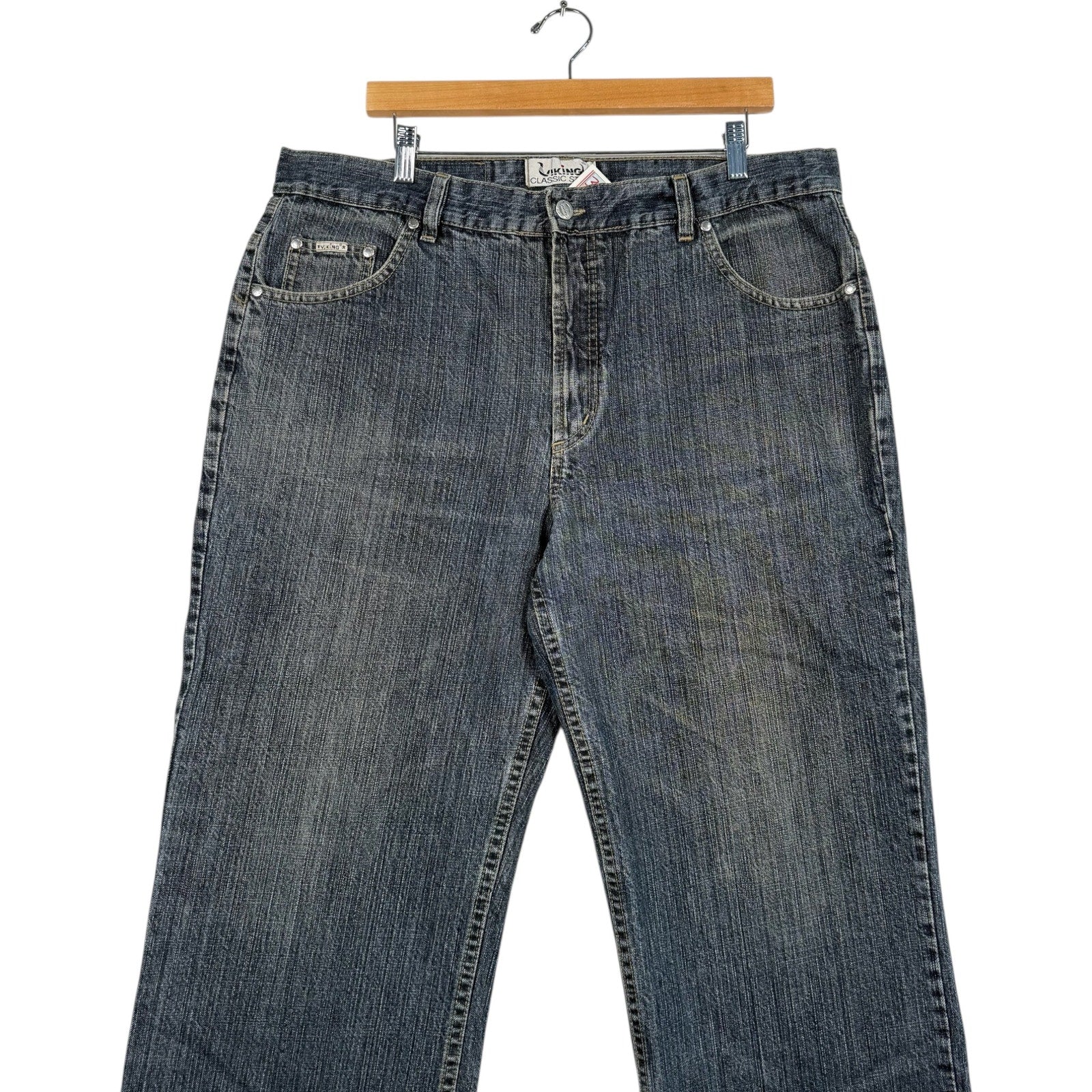 Vintage Viking Straight Leg Denim Jeans 38x32