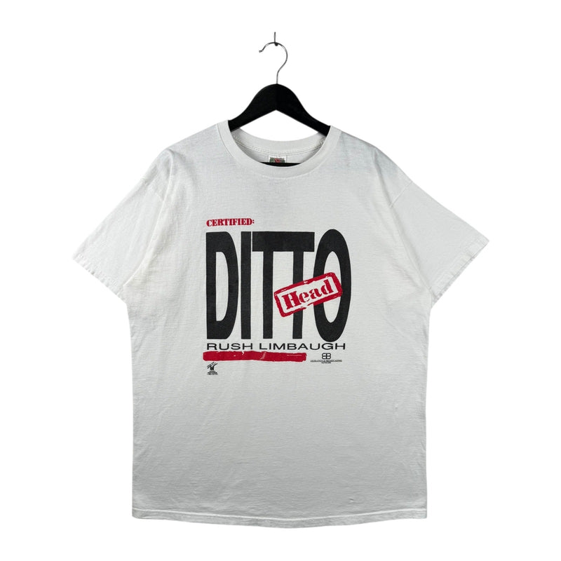 Vintage Ditto Head Political Graphic T-Shirt