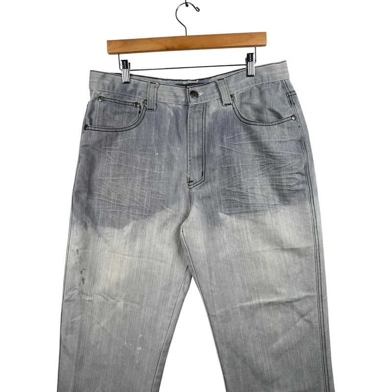 Vintage Jinzu Wide Leg Denim Jeans 36