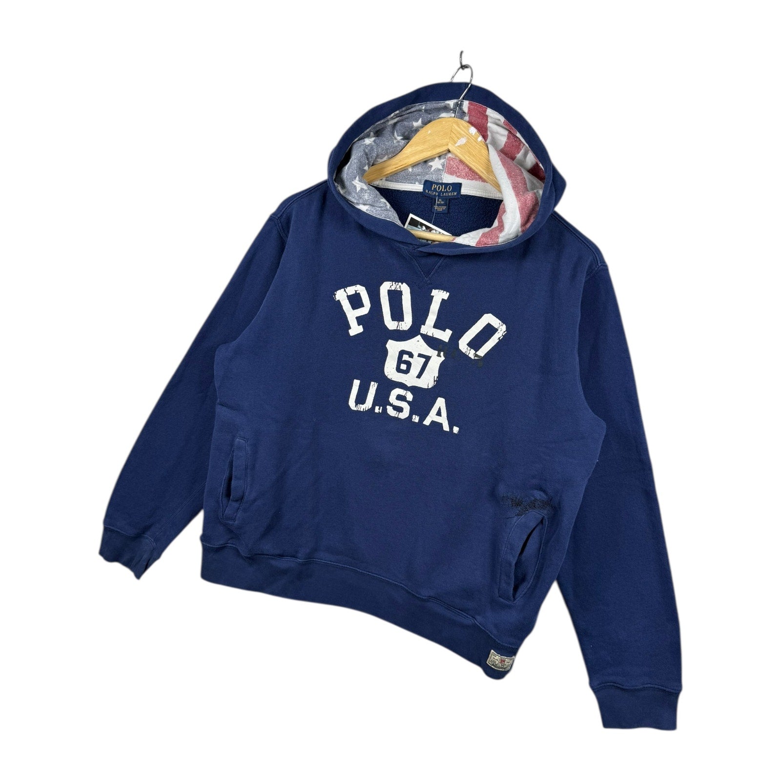 Vintage Polo Ralph Lauren USA 67 Hoodie