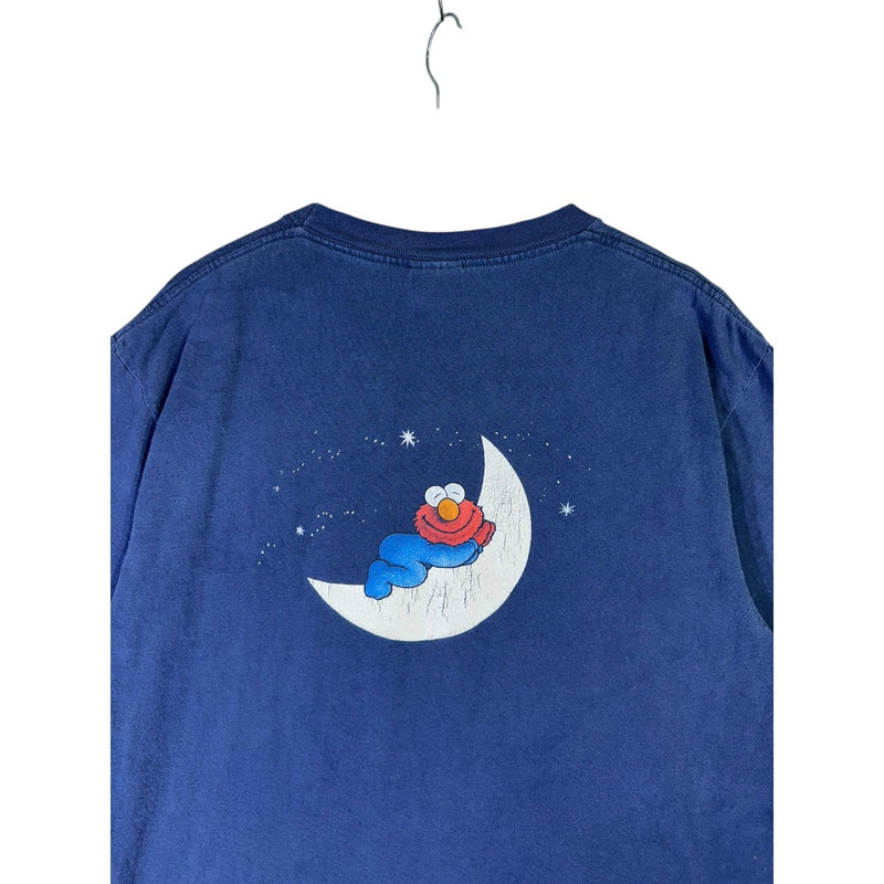 Vintage lmo Sitting on Moon Sesame Street T-Shirt