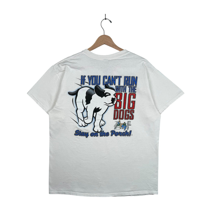 Vintage Big Dogs Graphic Humor Tee T-Shirt