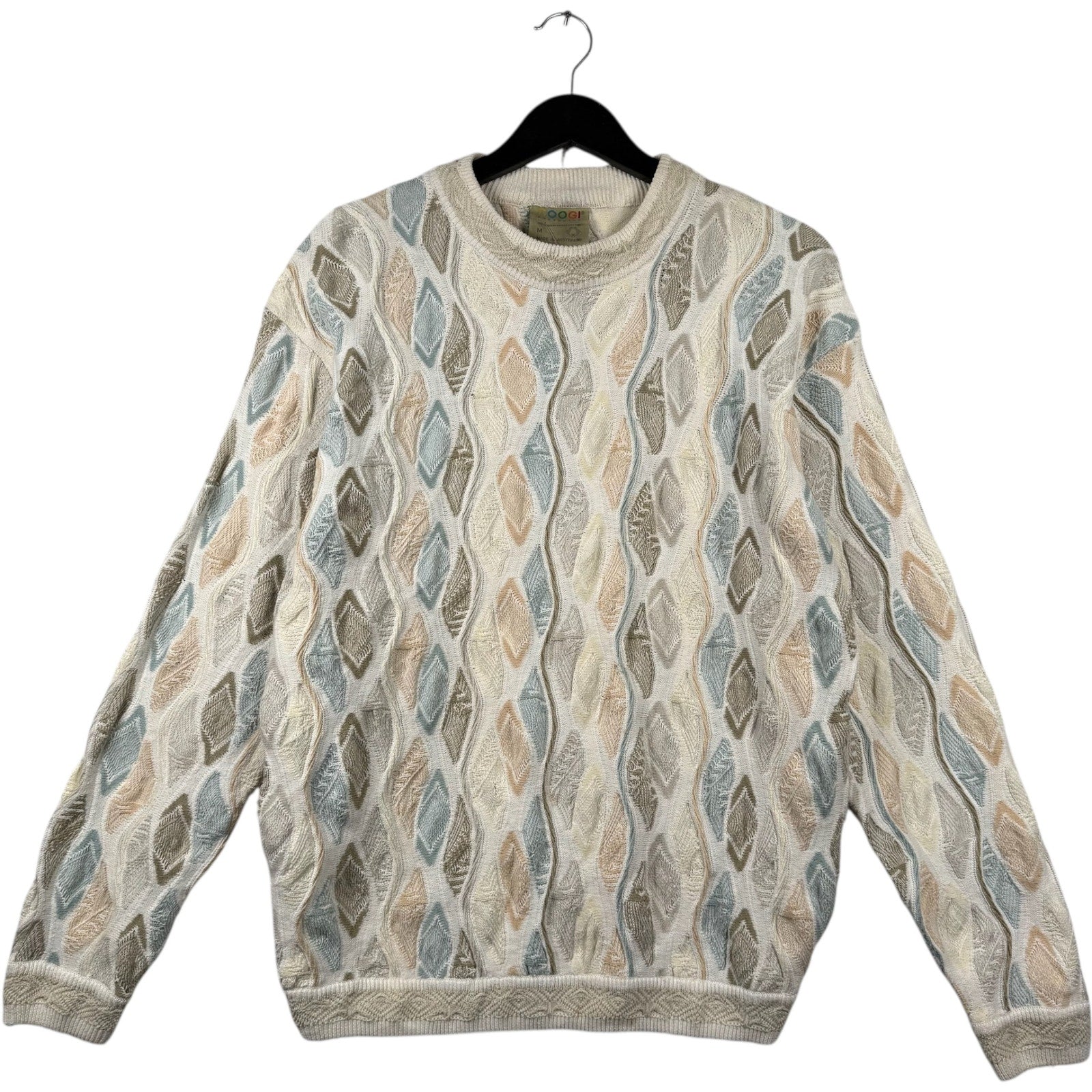 Vintage Coogi 3D Knit Textured Sweater