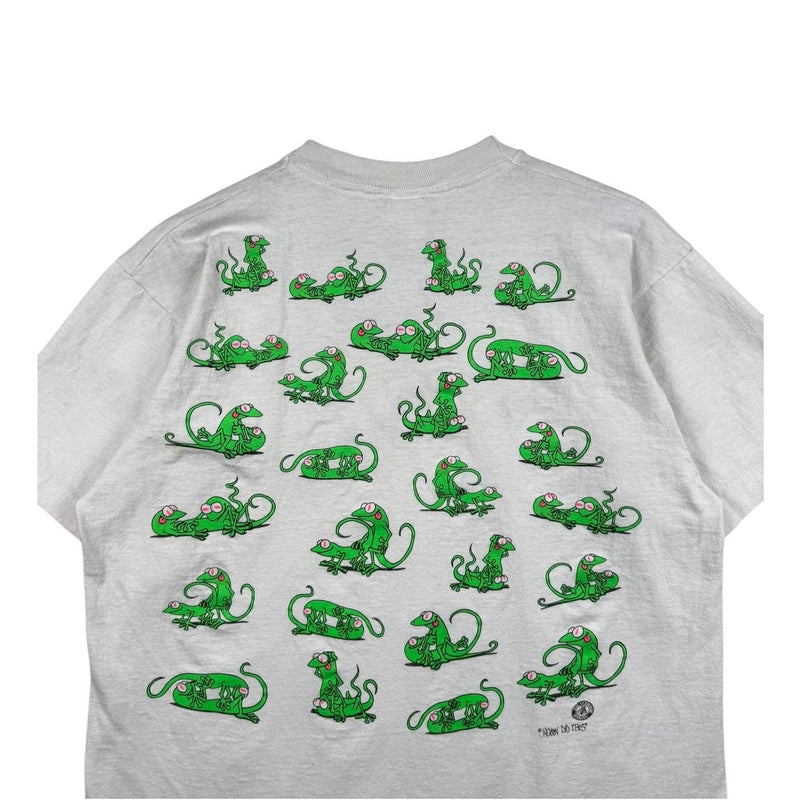 Vintage Gecko Lizard Sexual Graphic T-Shirt
