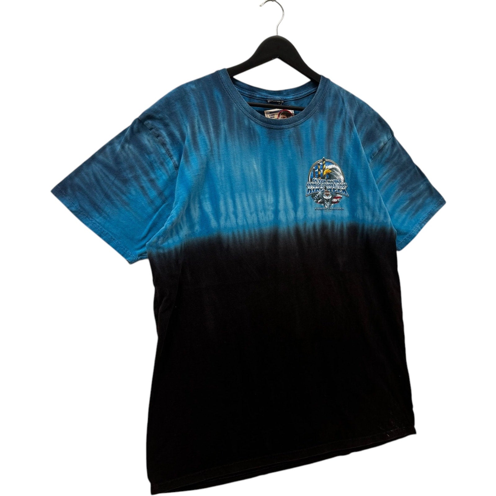 Vintage Harley Davidson Of Outer Banks Bike Week Tie Dye Tee