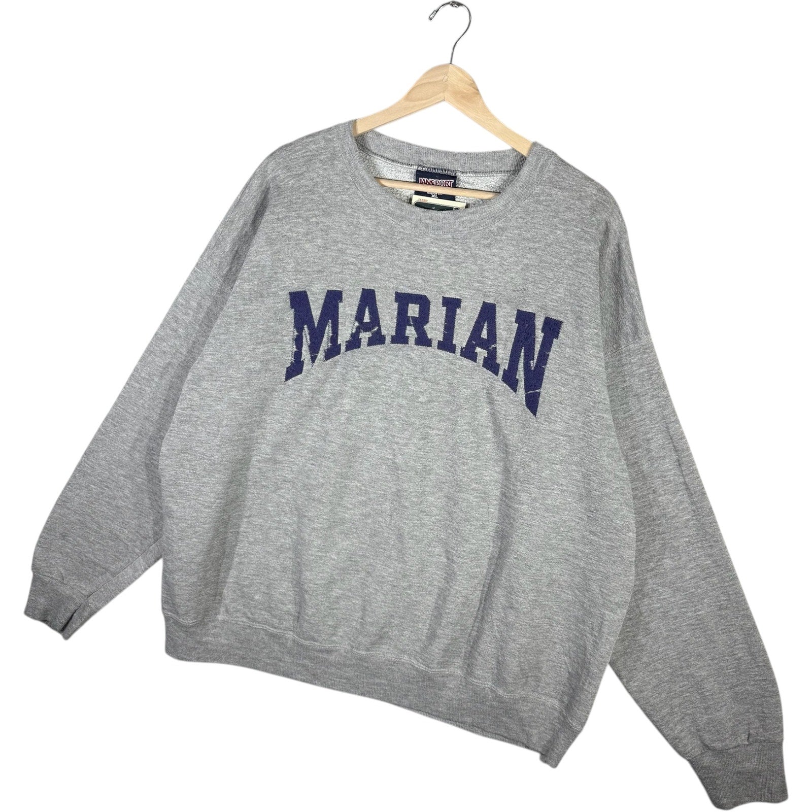 Vintage Marian University Arch Spellout Pullover Crewneck