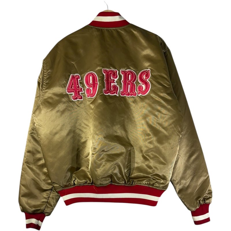 Vintage Starter San Francisco 49ers Satin Bomber Jacket