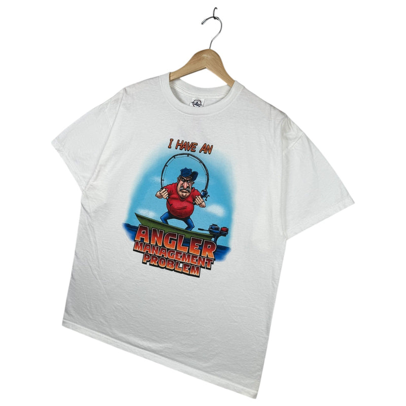 Vintage I Have An Angler Management Problem T-Shirt