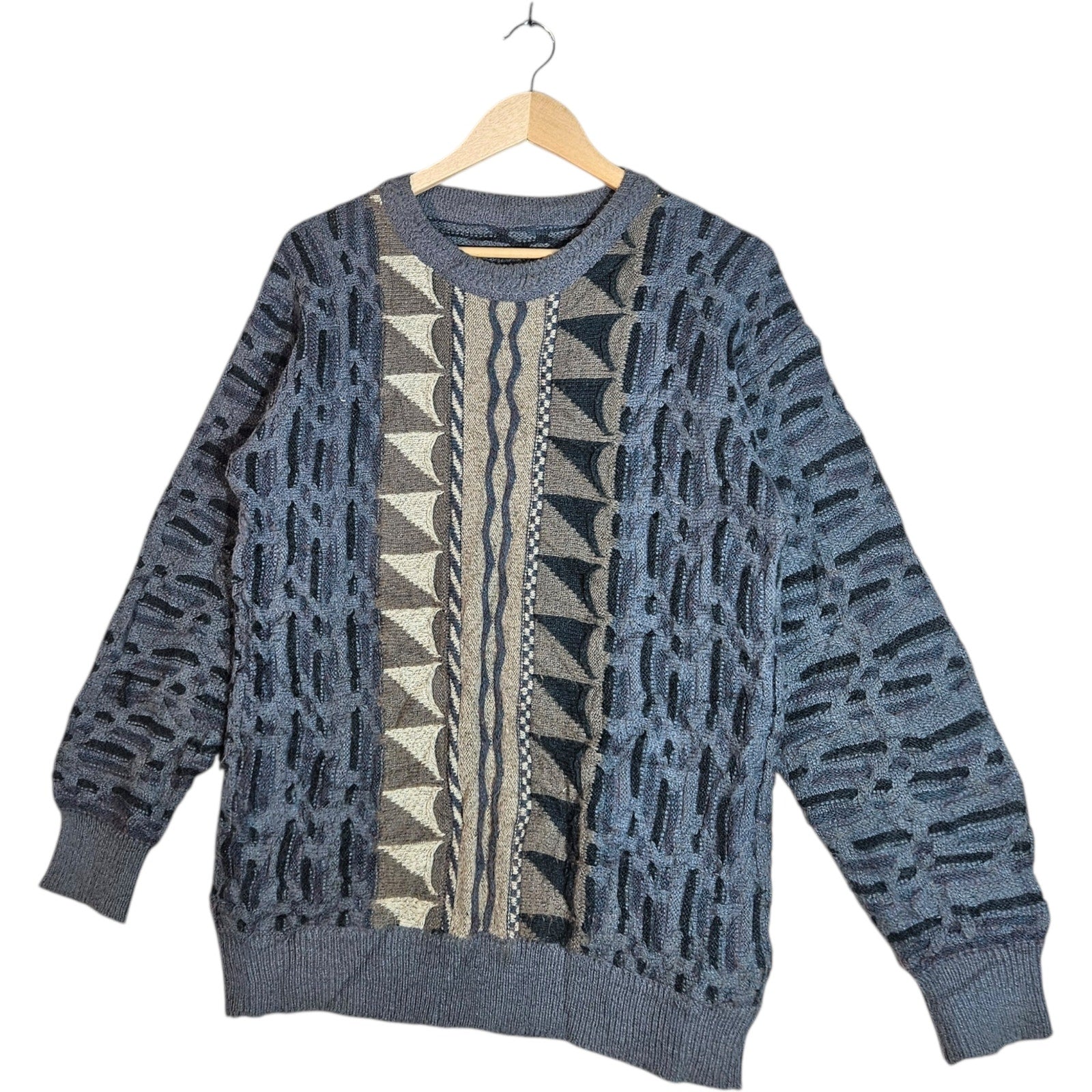 Vintage Geometric Patterned Sweater
