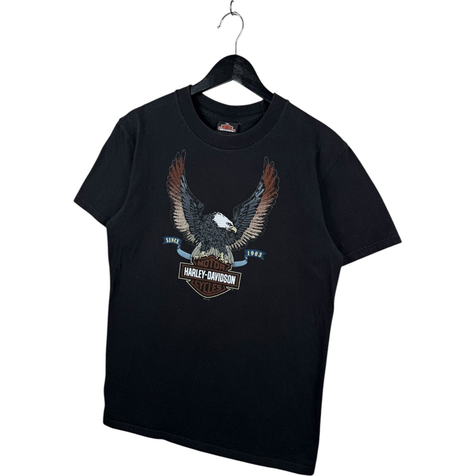 Vintage Harley Davidson Eagle Bristol Connecticut T-Shirt