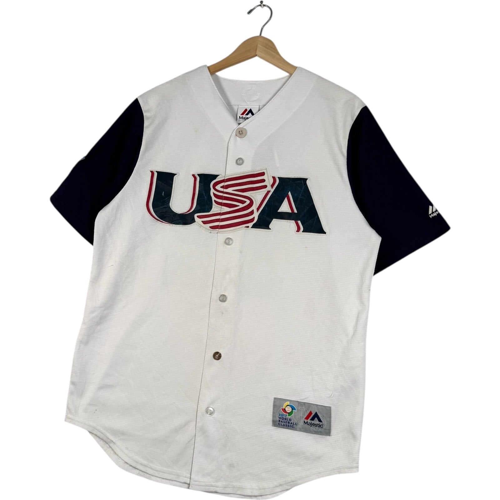 Vintage Majestic World Baseball Classic Nolan Arenado #12 Jersey