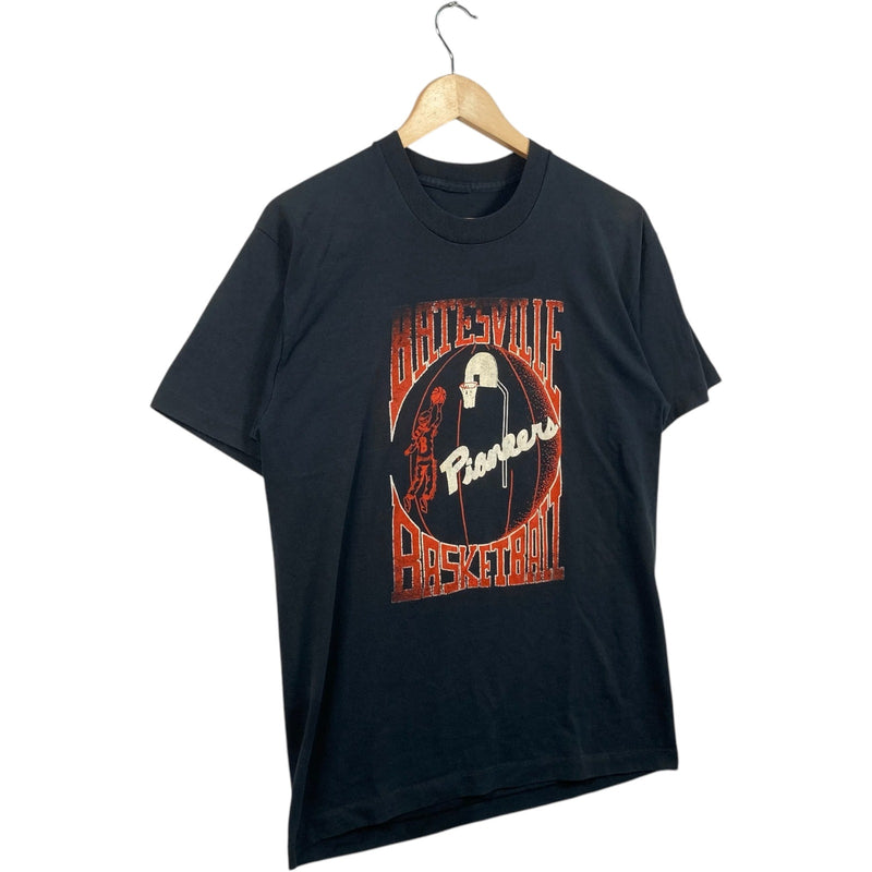 Vintage Batesville Pioneers Basketball Spellout Silhouette Tee