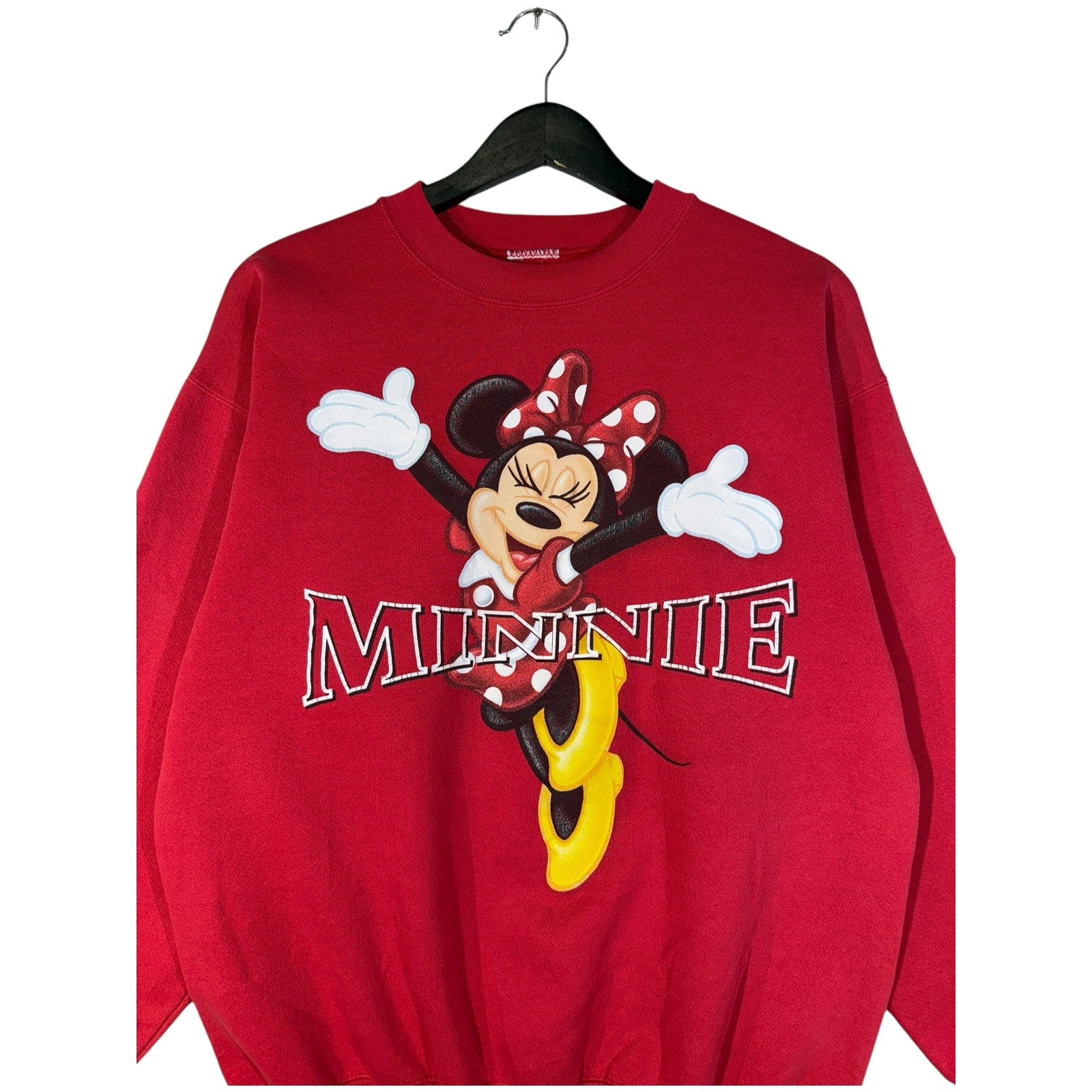 Vintage Disney Minnie Mouse Graphic Pullover Sweatshirt