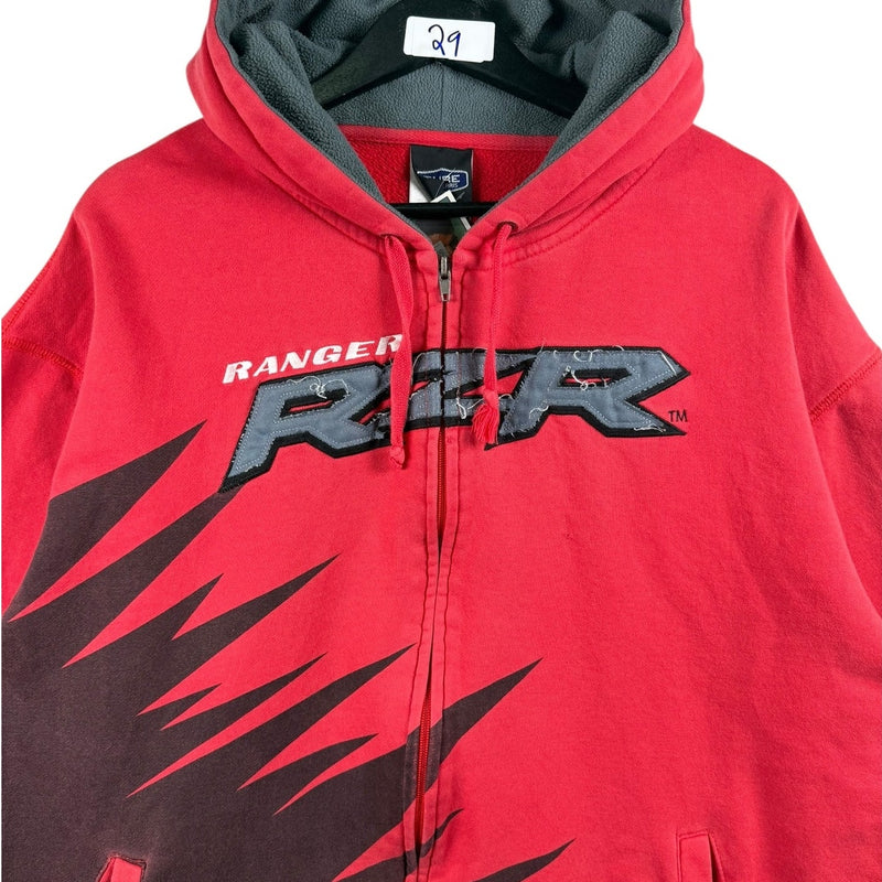 Vintage Polaris Ranger RZR Chest Embroidered Graphic Hoodie