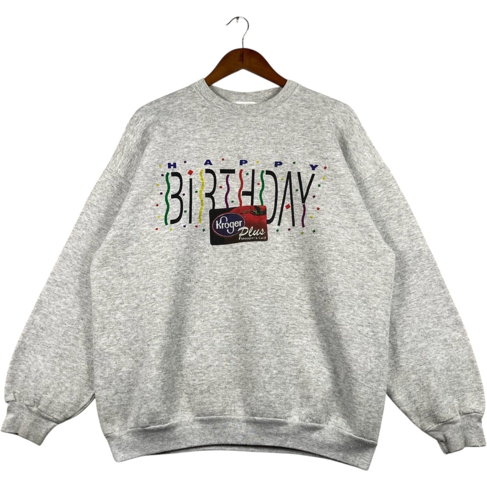Vintage Happy Birthday Kroger Crewneck