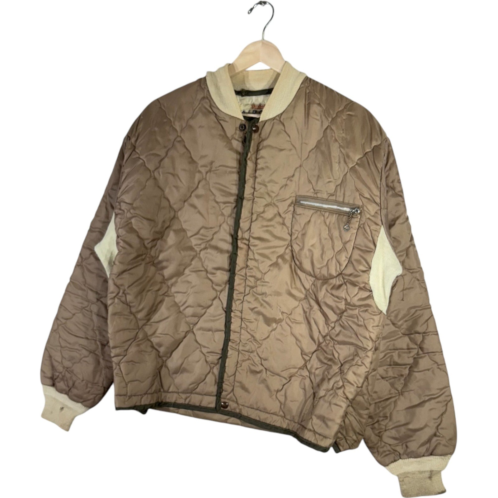 Vintage Aircel Quilted Full Zip Light Jacket