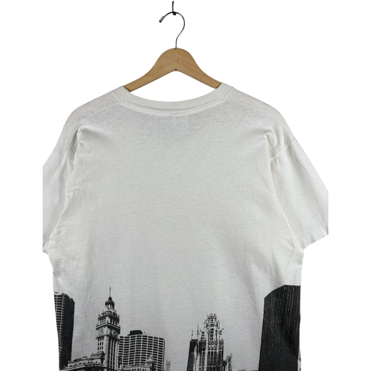 Vintage Chicago Bulls Graphic Print NBA T-Shirt