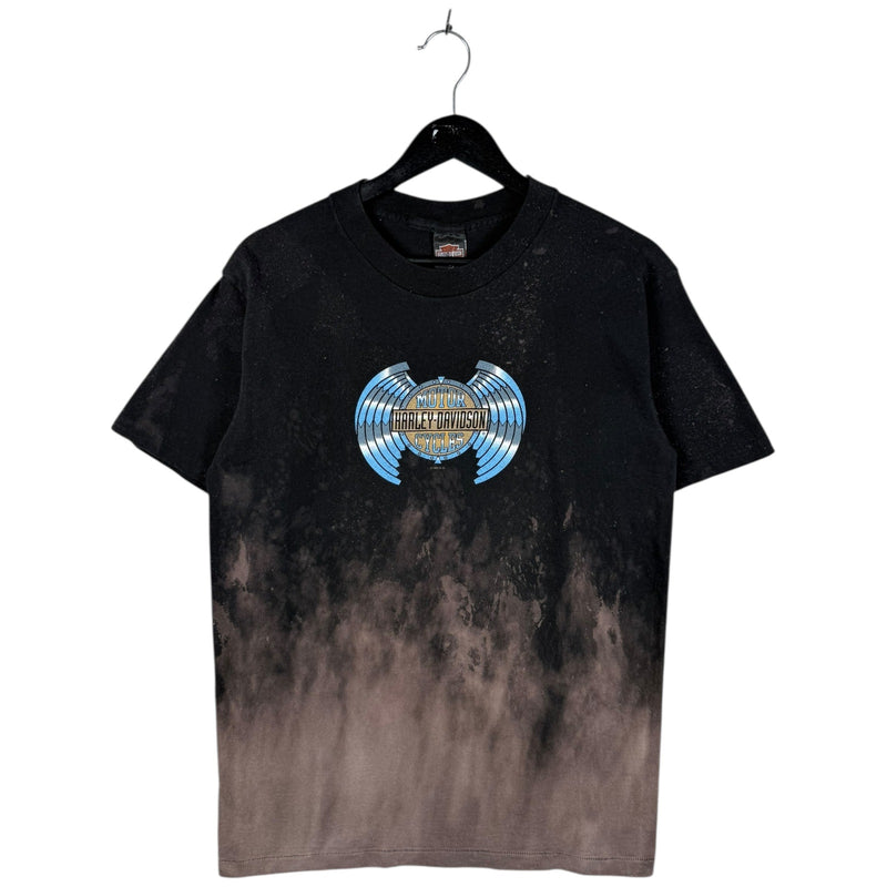 Vintage Harley Davidson Blue Wings Tie Dye T-Shirt