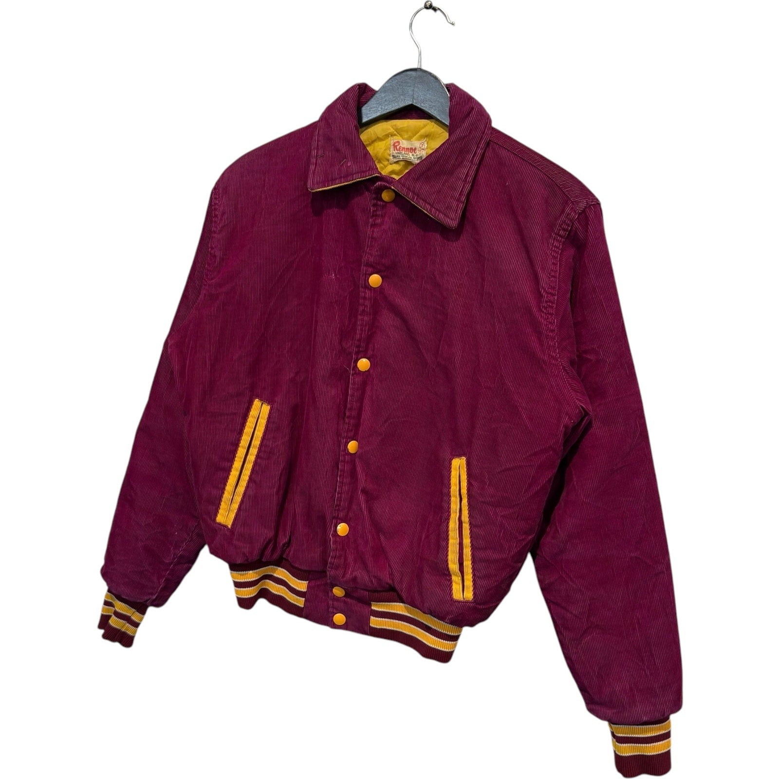 Vintage Rennoe Whitehall Corduroy Varsity Jacket 70s
