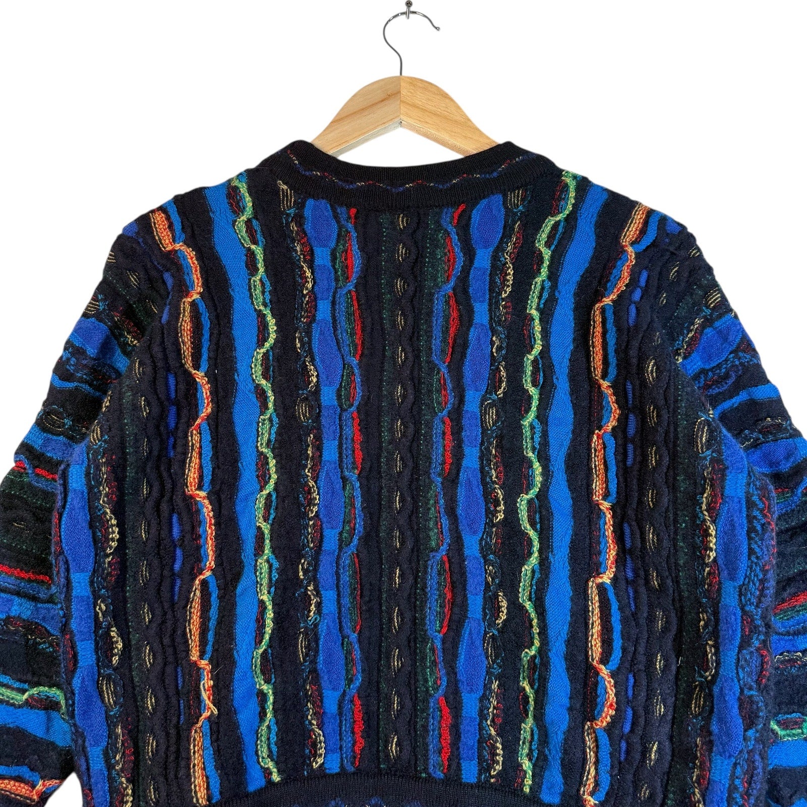 Vintage COOGI 3D Ribbon Knit Sweater