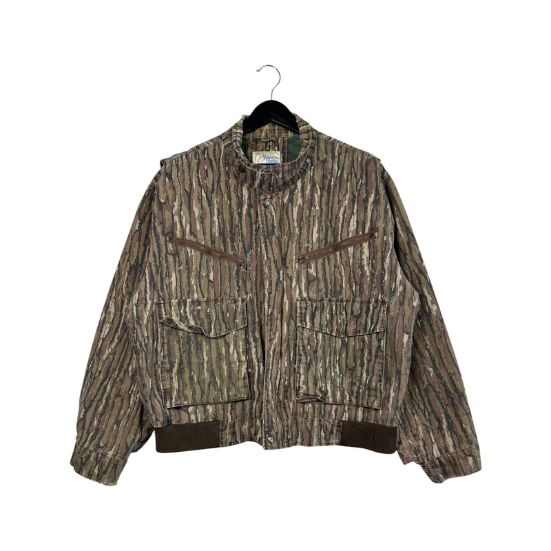 Vintage Hardwood Camouflage Full Zip Light Jacket