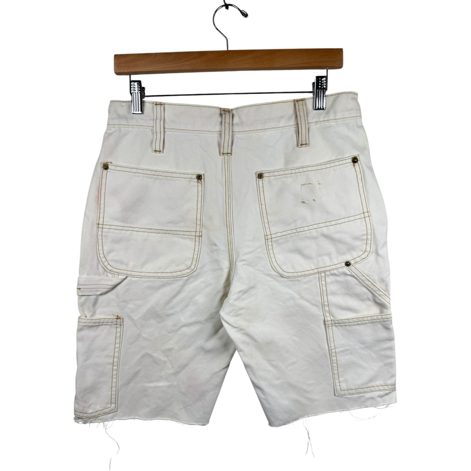 Vintage Carhartt Utility Cargo Denim Shorts 32