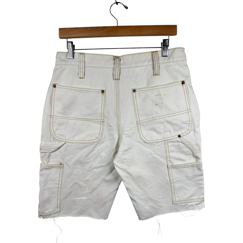 Vintage Carhartt Utility Cargo Denim Shorts 32