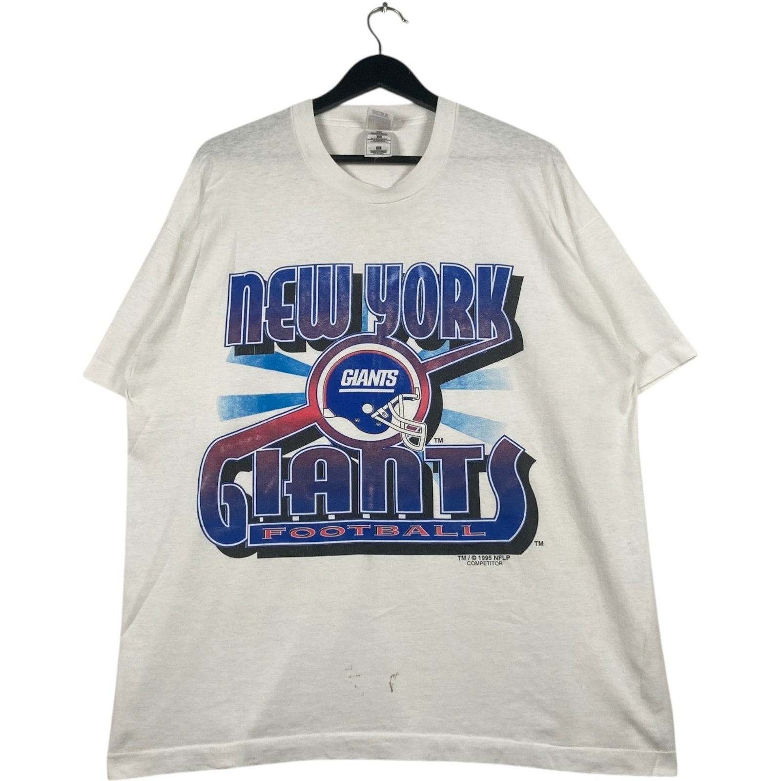 Vintage New York Giants Football Spellout NFL Tee 1995